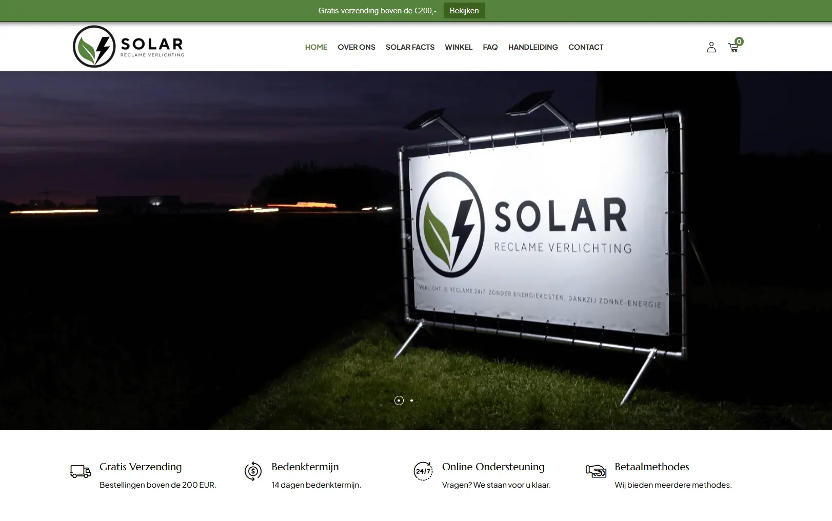 Solar Reclame Verlichting